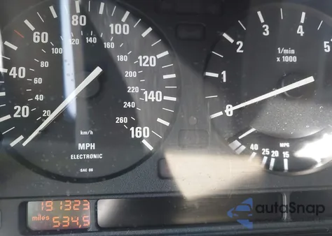 1995 BMW 525 I Automatic from USA, damaged, VIN WBAHD6321SGK53150